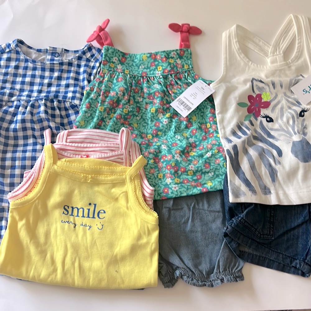 Carters - New Baby clothes lot - 12 months